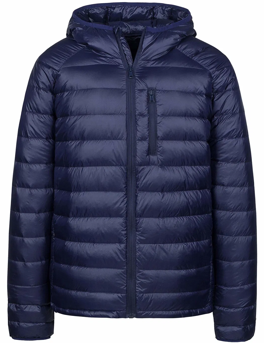 Customed Wholesales Men′ S Lightweight Packable Ultra Warm Water-Resistant Windproof 90/10 Duck Down Jacket with Hood