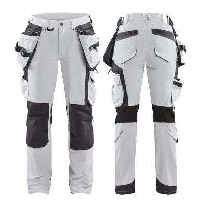 Pantaloni di sicurezza con tasche per attrezzi nere di alta qualità di fabbrica Pantaloni da elettricista da lavoro
